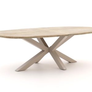 ROUGH-Y Ellips Gartentisch 280x130 cm