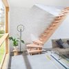 Holztreppe Intercon® Nizza | ¼ gewendelter Verlauf