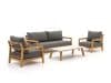 Bellagio Seiano Sessel-Sofa-Lounge-Set 4-teilig