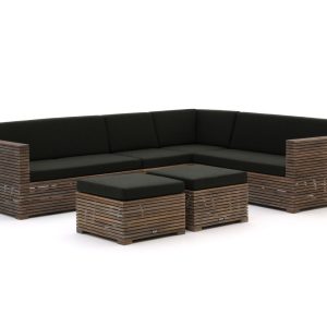 Madison Loungekissenset luxe Sitz 60x60 cm Rücken 60x40 cm 4-teilig