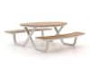 Bellagio Fidenza Picknicktisch 216x200x75 cm