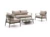 Bellagio Valli Sessel-Sofa Lounge-Set 4-teilig