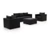 Forza Giotto Sessel-Sofa Lounge-Set 4-teilig