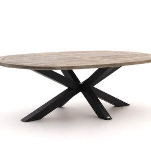 Bellagio Induno Ellips Low Dining Gartentisch 240x120 cm