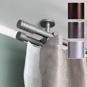 Gardinenstange Set Innenlauf | 2-läufig