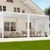 PERGOMONDO Pergola mit Lamellendach. Entdecken Sie das ganze Jahr über Luxus im Freien mit PERGOMONDO Pergolen! Willkommen im Reich der Outdoor-Entspannung! PERGOMONDO bringt Ihnen die ultimative Pergola mit Lamellendach