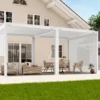 PERGOMONDO Pergola mit Lamellendach. Entdecken Sie das ganze Jahr über Luxus im Freien mit PERGOMONDO Pergolen! Willkommen im Reich der Outdoor-Entspannung! PERGOMONDO bringt Ihnen die ultimative Pergola mit Lamellendach