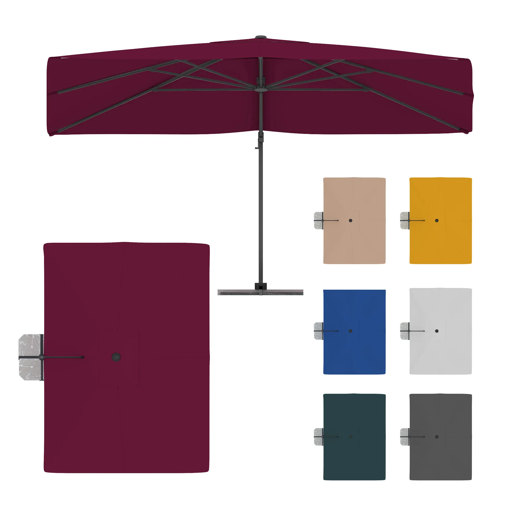 Verschiedene Ampelschirme zu unschlagbar günstigen Preisen - Jalousiescout ist seit über 130 Jahren Ihr Ansprechpartner für Sonnenschutz!