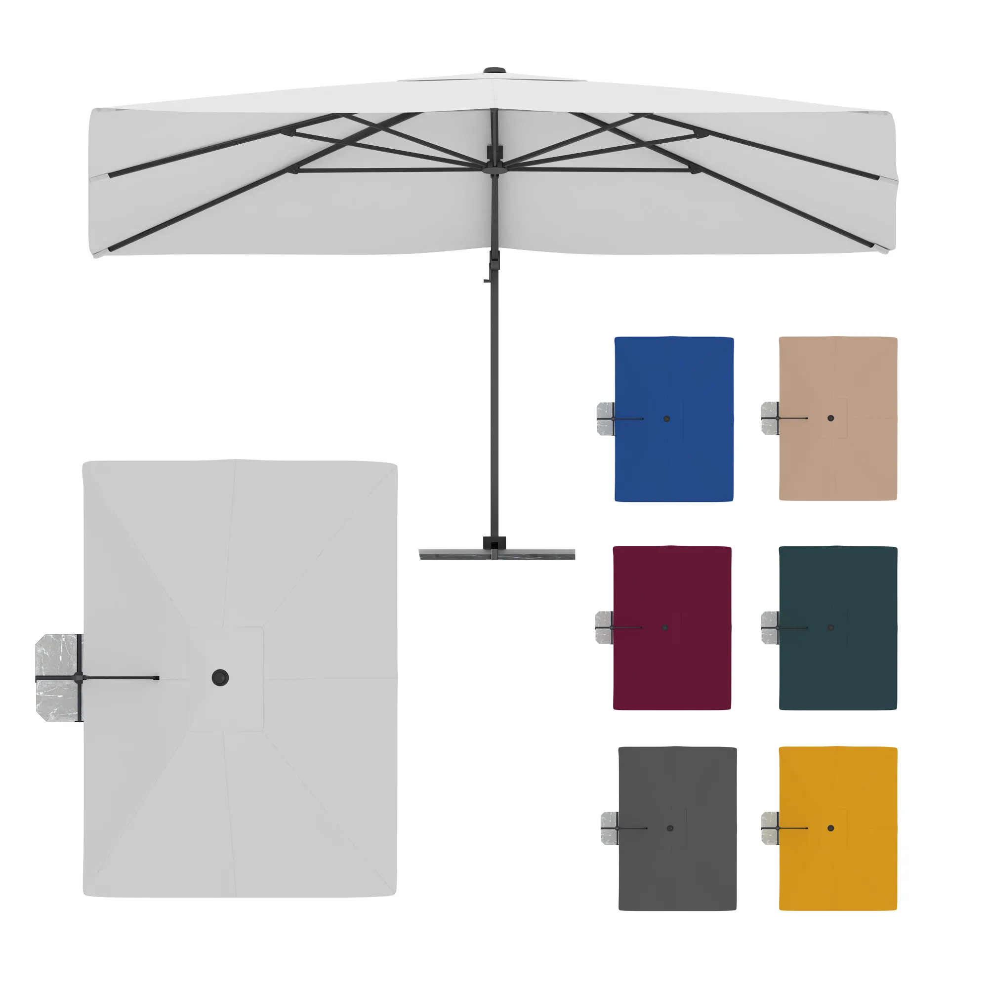 Verschiedene Ampelschirme zu unschlagbar günstigen Preisen - Jalousiescout ist seit über 130 Jahren Ihr Ansprechpartner für Sonnenschutz!