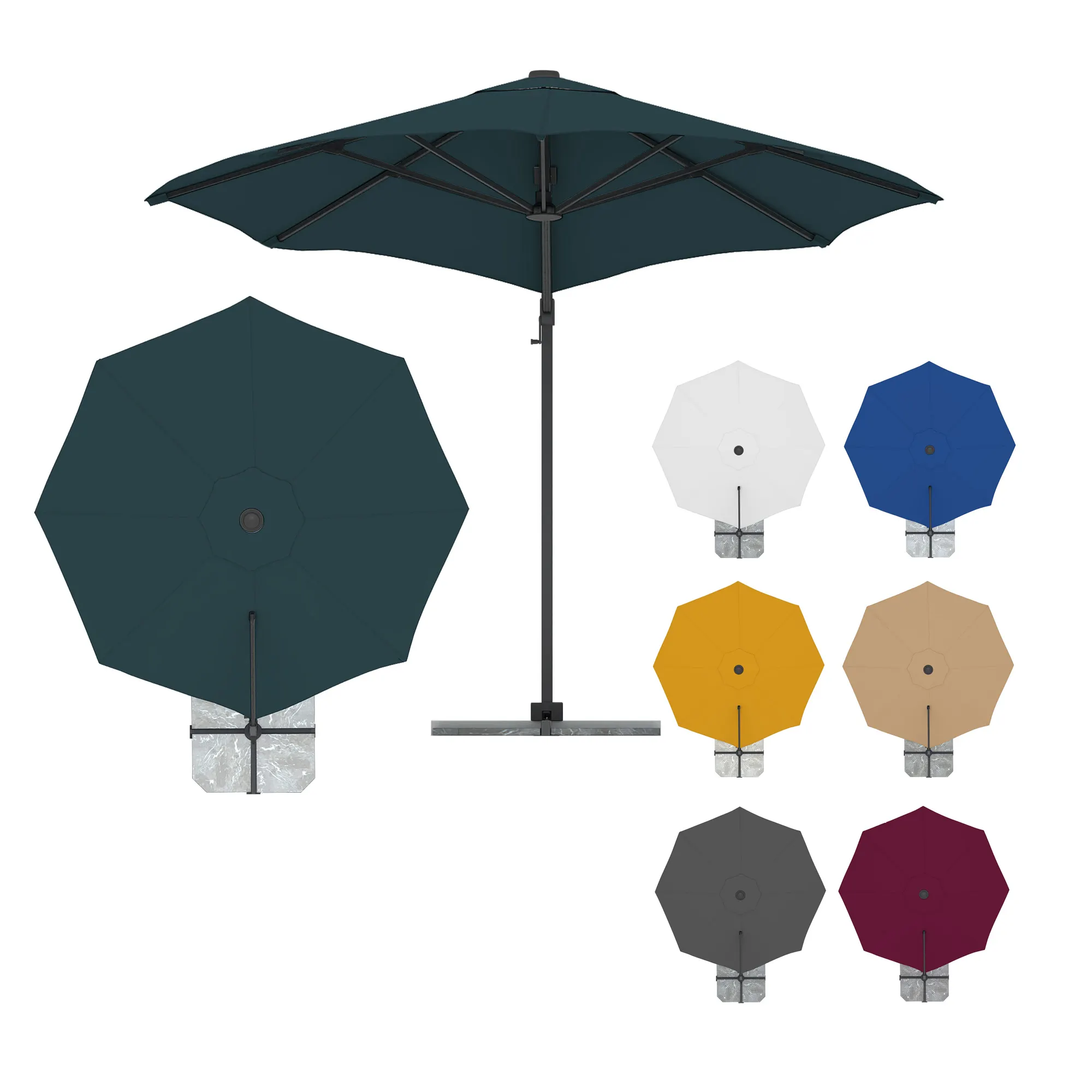 Verschiedene Ampelschirme zu unschlagbar günstigen Preisen - Jalousiescout ist seit über 130 Jahren Ihr Ansprechpartner für Sonnenschutz!