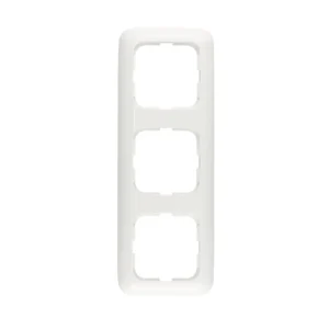 3-Fach Rahmen (2513-214) senkrecht/waagerecht aus dem Programm Reflex SI von Busch-Jaeger in alpinweiß.