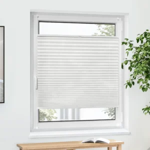 Jalousiescout Pure Plissee Basic in der Farbe Weiß und der Größe 95 x 200 cm: Das leicht lichtdurchlässige Pure Plissee Basic von Jalousiescout ist eine stillvolle und zugleich praktische Sicht- und Sonnenschutzlösung. Es überzeugt durch hochwertige Materialien