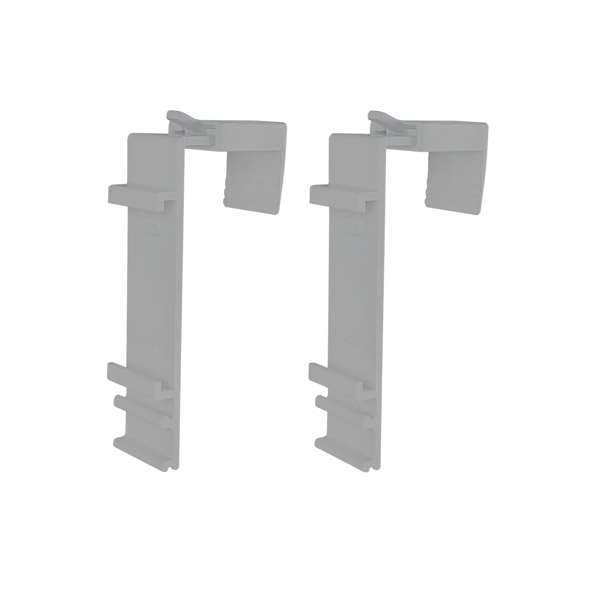 Klemmhalter für Klemmfix Doppelrollo | 15 - 23 mm Fensterflügel | 2er Set
