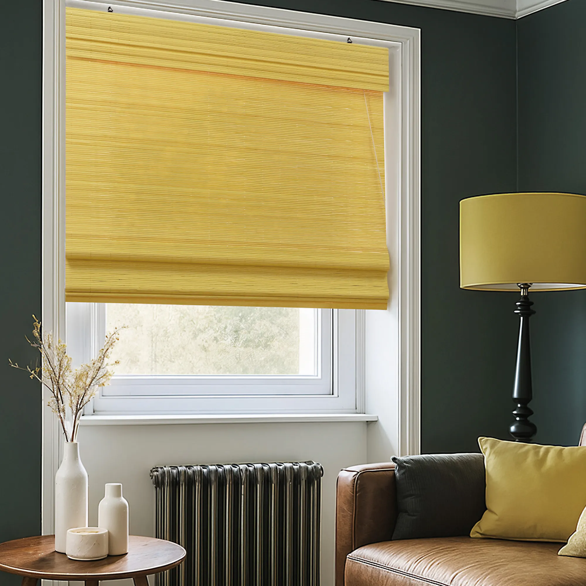 Bambus-Raffrollo in der Größe 150 x 160 cm in der Bambus-Farbe bambus aus dem Hause VICTORIA M - Das perfekte Fenster-Sichtschutz-Rollo aus natürlichen Rohstoffen! VICTORIA M Bambus Raffrollos sind die natürliche Alternative im Bereich des innenliegenden Sonnenschutzes. Es ist ein