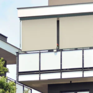 Außenrollo - Senkrechtmarkise 2000 mit Kassette + Kurbel | 1