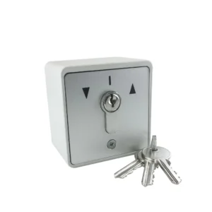 GEBA Schlüsselschalter / Schlüsseltaster (MSC-APZ 1-2T/1) Aufputz zur Steuerung von Toren