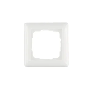 Gira Standard 55 - 1-Fach Rahmen (21103) - Abdeckrahmen / Schalterrahmen. Sie erhalten hier einen 1-Fach Rahmen aus dem Programm Standard 55 von Gira in reinweiss glänzend.