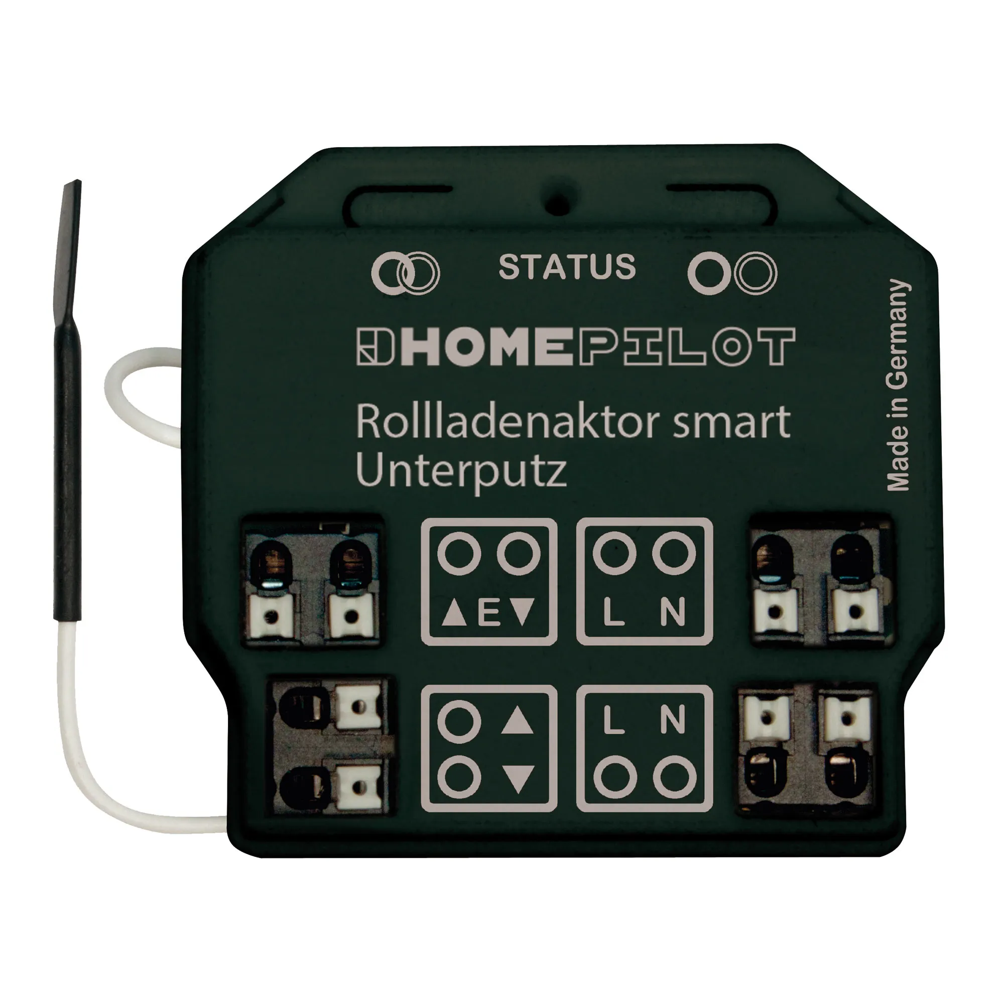 Rollladenaktor smart | Unterputz. Funkfähiger Unterputz-Aktor für Rohrmotoren. Automatisiert Rollläden