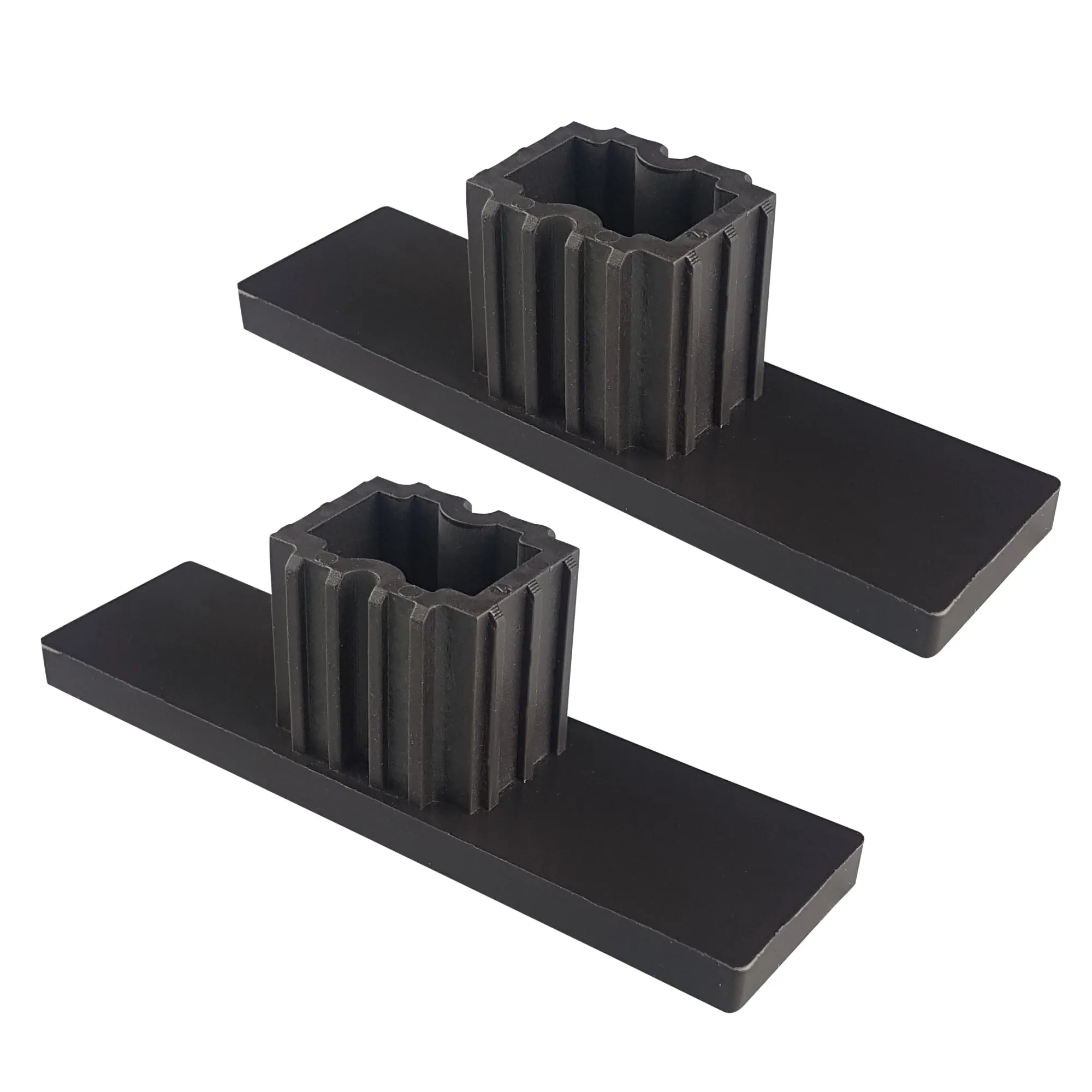 Verschlusskappe für Rollladen-Führungsschienen PPD 79 (79 x 22 mm) | 2er Set