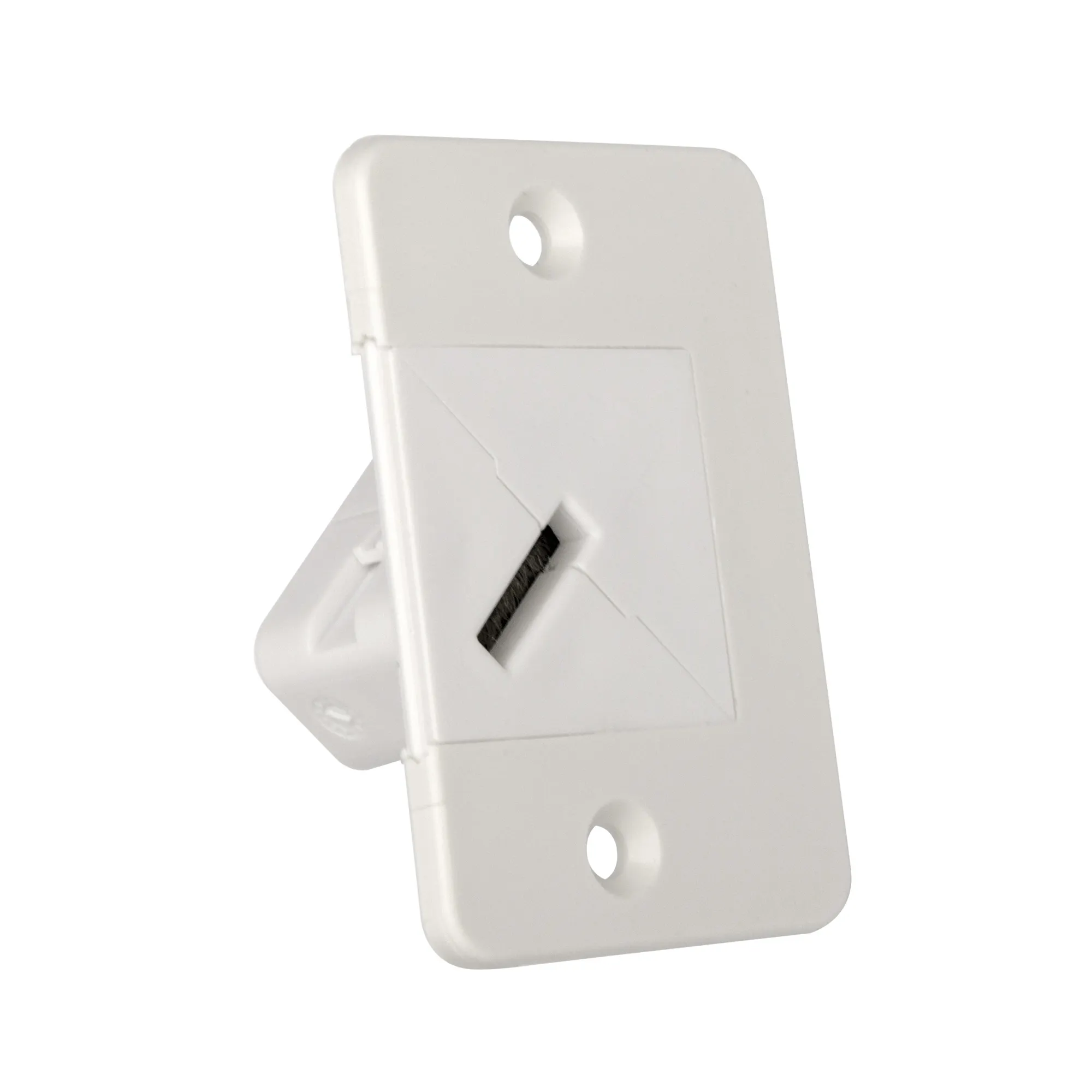 Mit der DiHa ESM Verschlussdeckel Gurtführung kann keine kalte Zugluft mehr von draußen durch den Rollladenkasten nach innen dringen. Sie verfügt über vier Bürstendichtungen