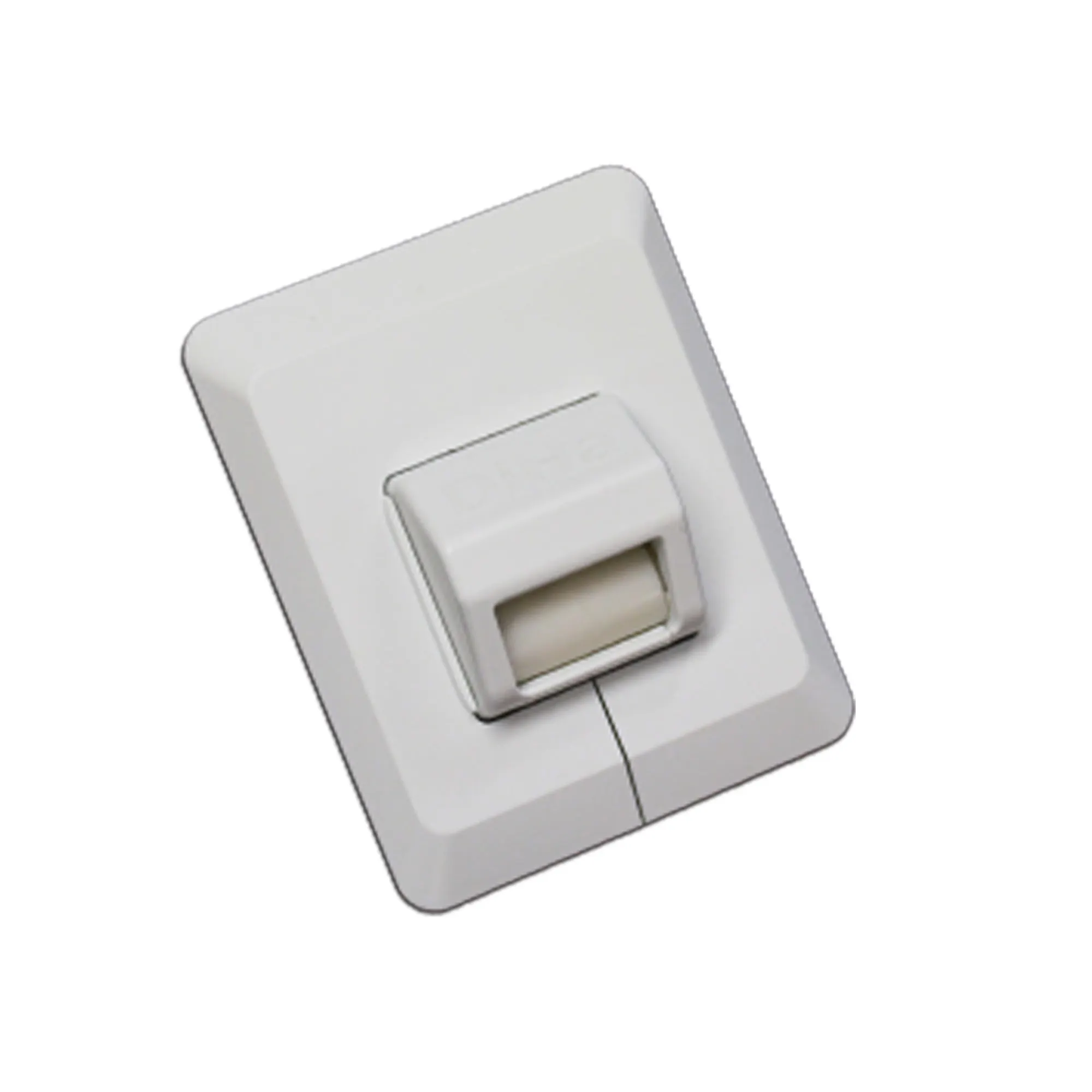 DiHa Gurtführung ESM Aufputz ohne Gurtwechsel (comfort) - Das System ist einfach und sehr wirksam. Die ESM-Sanierungsgurtführung kann durch das 2-teilige System direkt auf den vorhandenen Gurt aufgesetzt werden ohne den Gurt auftrennen oder vom Gurtwickler lösen zu müssen.