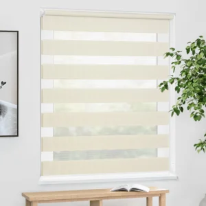 Zevra Doppelrollo / Duorollo – vielfältig einsetzbar und dekorativ. Das Zevra Duorollo wird aus zwei hintereinander liegenden Stofflagen gefertigt