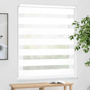 Zevra Doppelrollo / Duorollo – vielfältig einsetzbar und dekorativ. Das Zevra Duorollo wird aus zwei hintereinander liegenden Stofflagen gefertigt