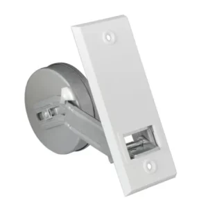 Rollladen Einlass-Gurtwickler (104 mm Lochabstand) inkl. Gurtwickler-Abdeckplatte