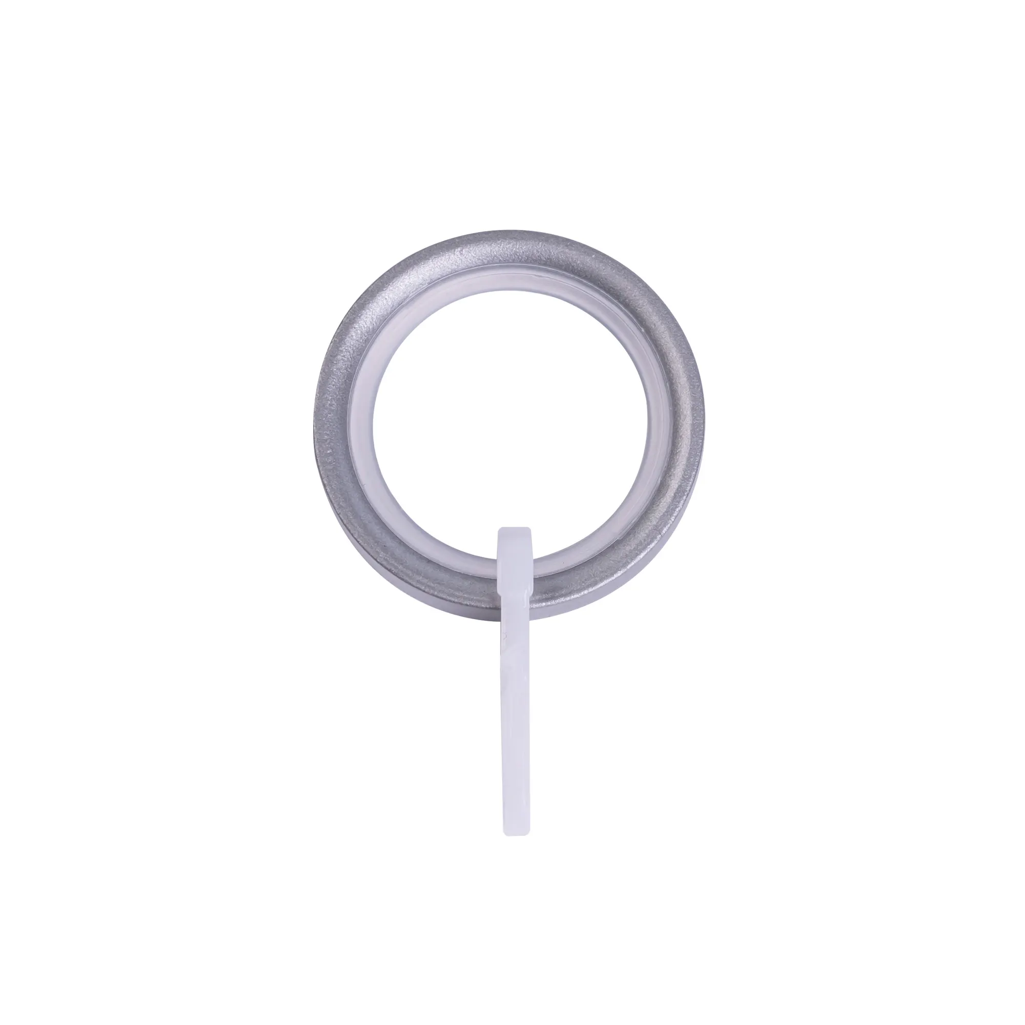 Gardinenring-Flachring mit Faltenlegehaken | ⌀ 19 mm