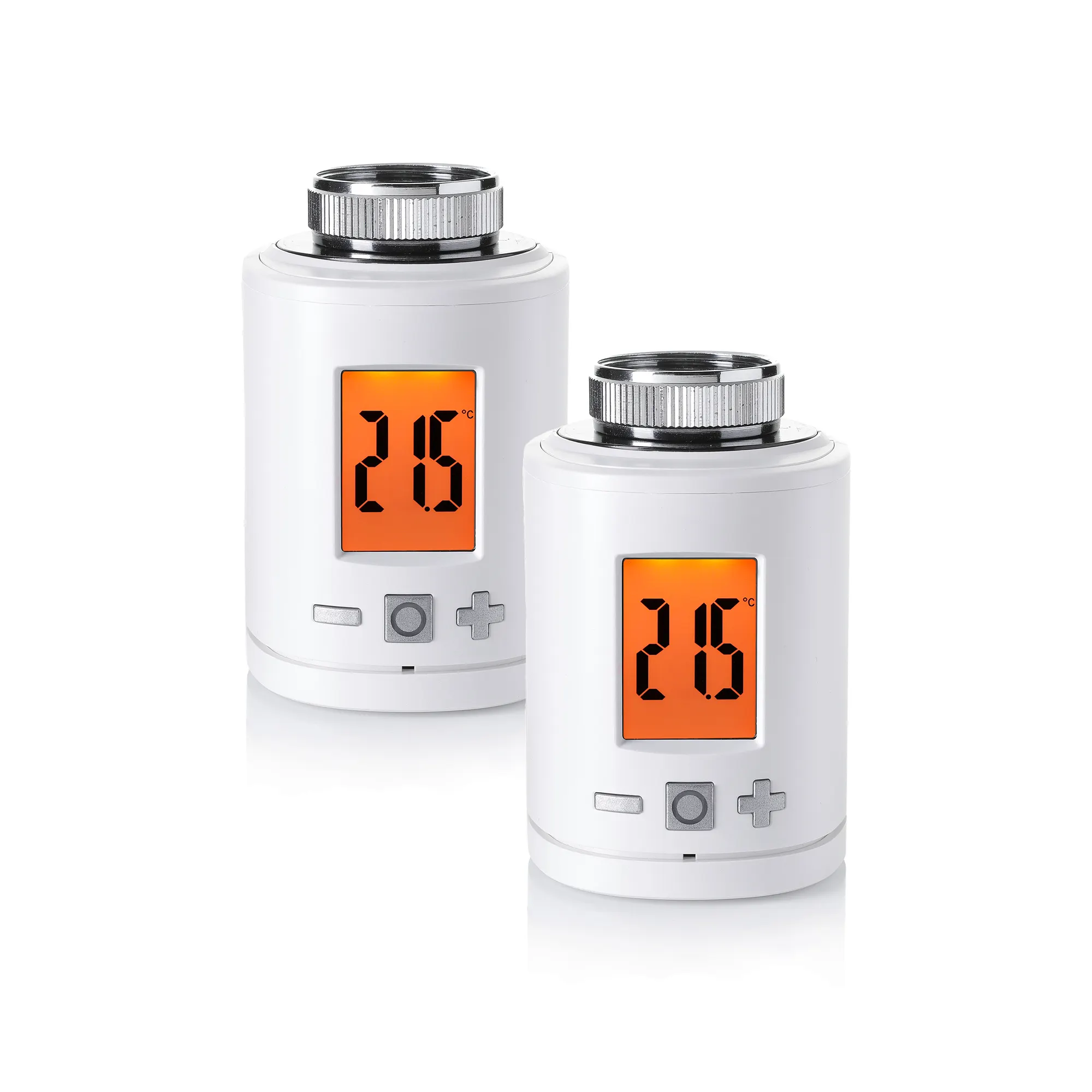 Heizkörper-Thermostat smart | 2 Stück. Energiesparend und umweltfreundlich. Erweiterte