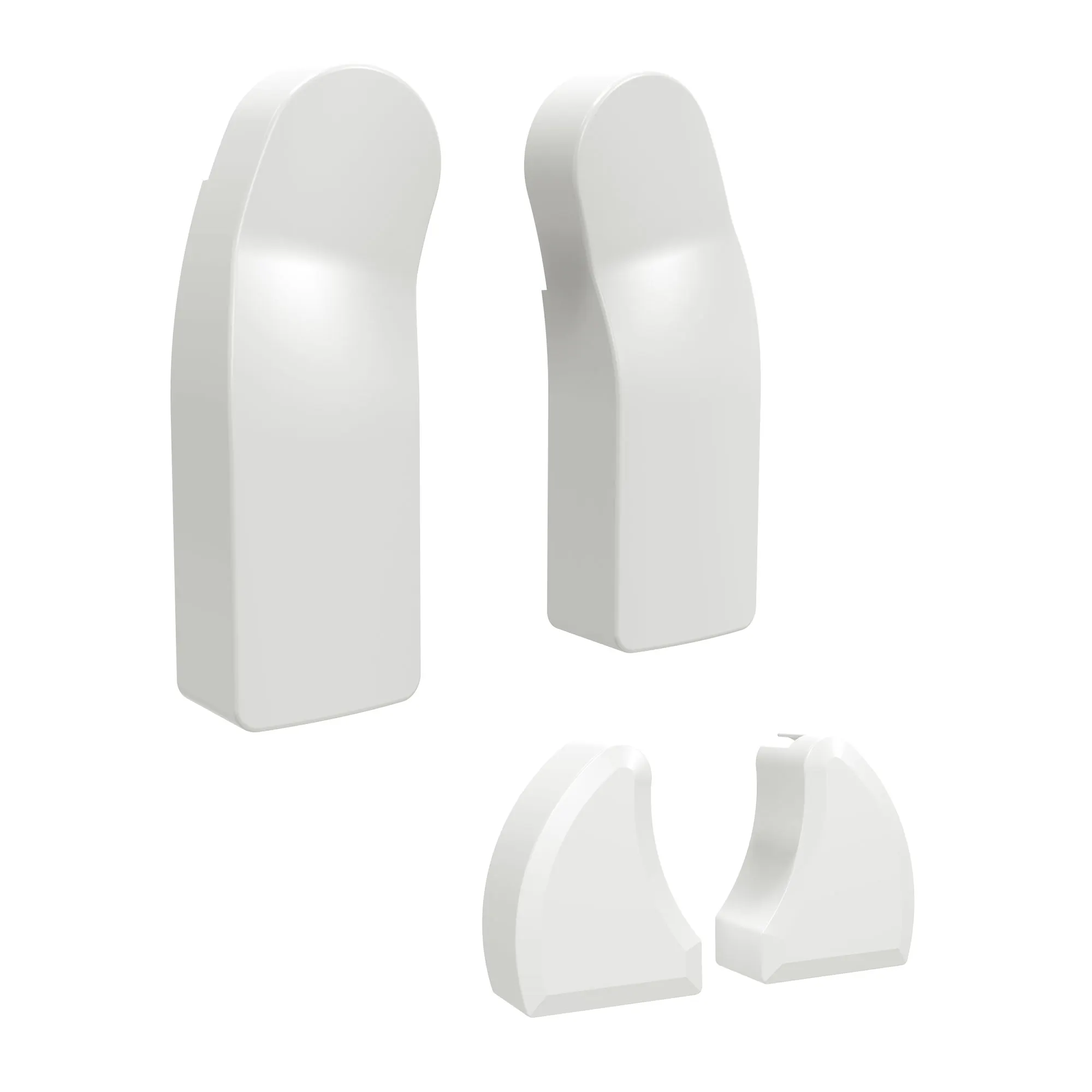 Endkappenausfallprofile & Endkappen für Basic 2000 mit Breite 3