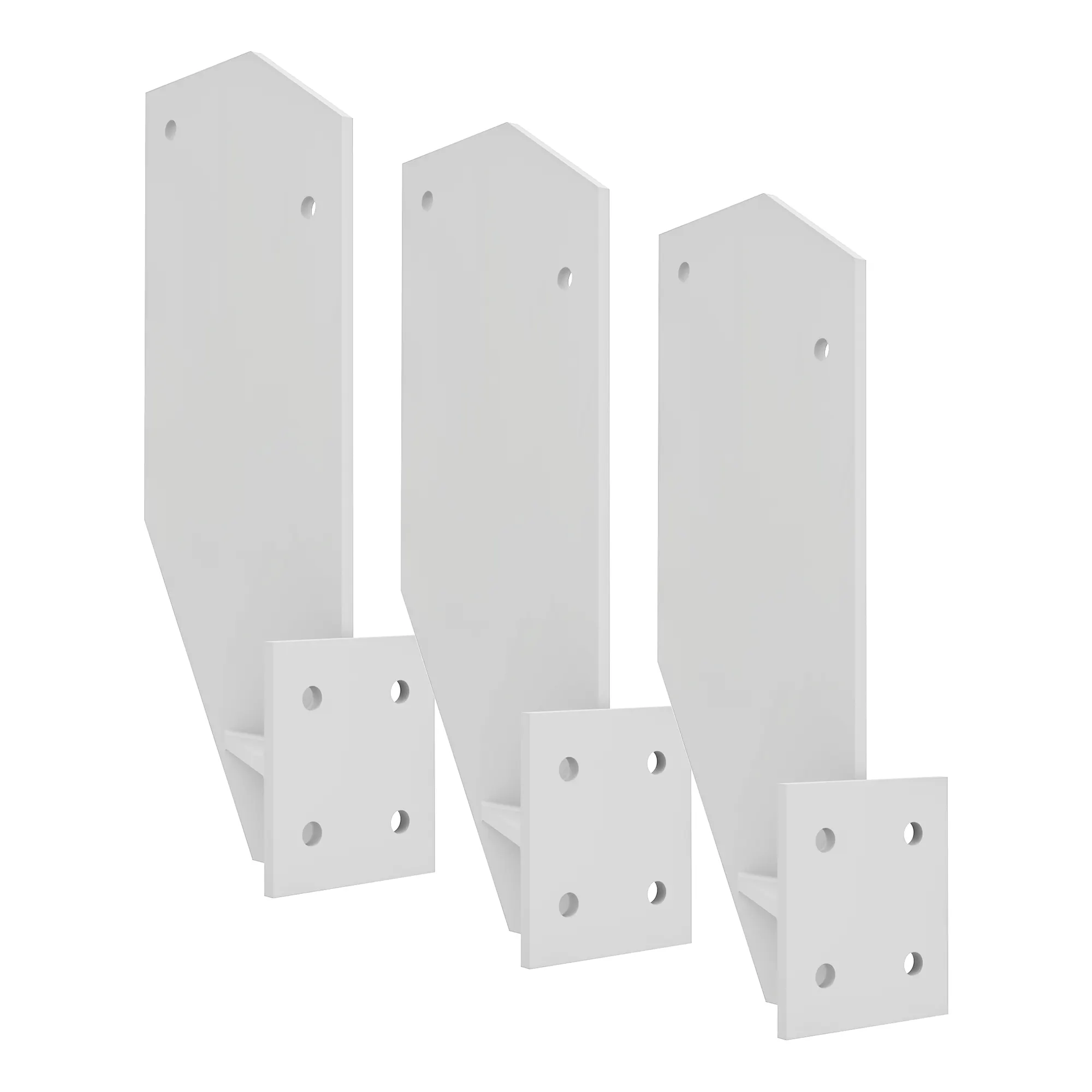 Dachsparrenhalterung für Kassettenmarkise Quadris LED & Curve LED | weiß